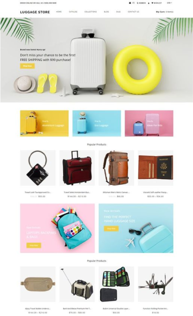 Luggage Store - Prodigy Commerce Project